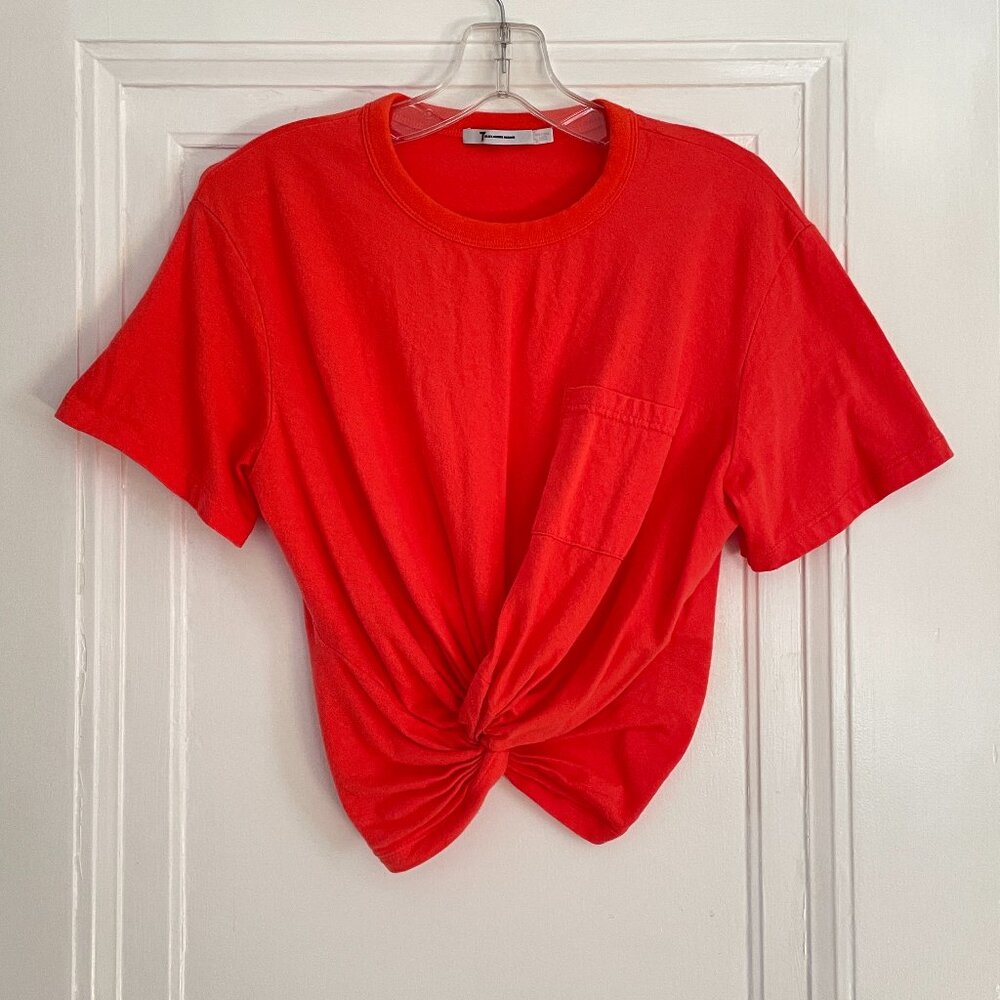 T by Alexander Wang Twist Front Tee | Size XS